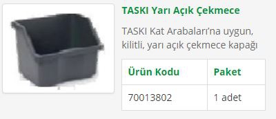 Taskı Kat Arabaları Akesesuarları